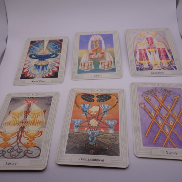 Aleister Crowley Thoth Tarot Deck In Small Card Size Complete 80-Card Tarot Deck - Picture 9 of 16
